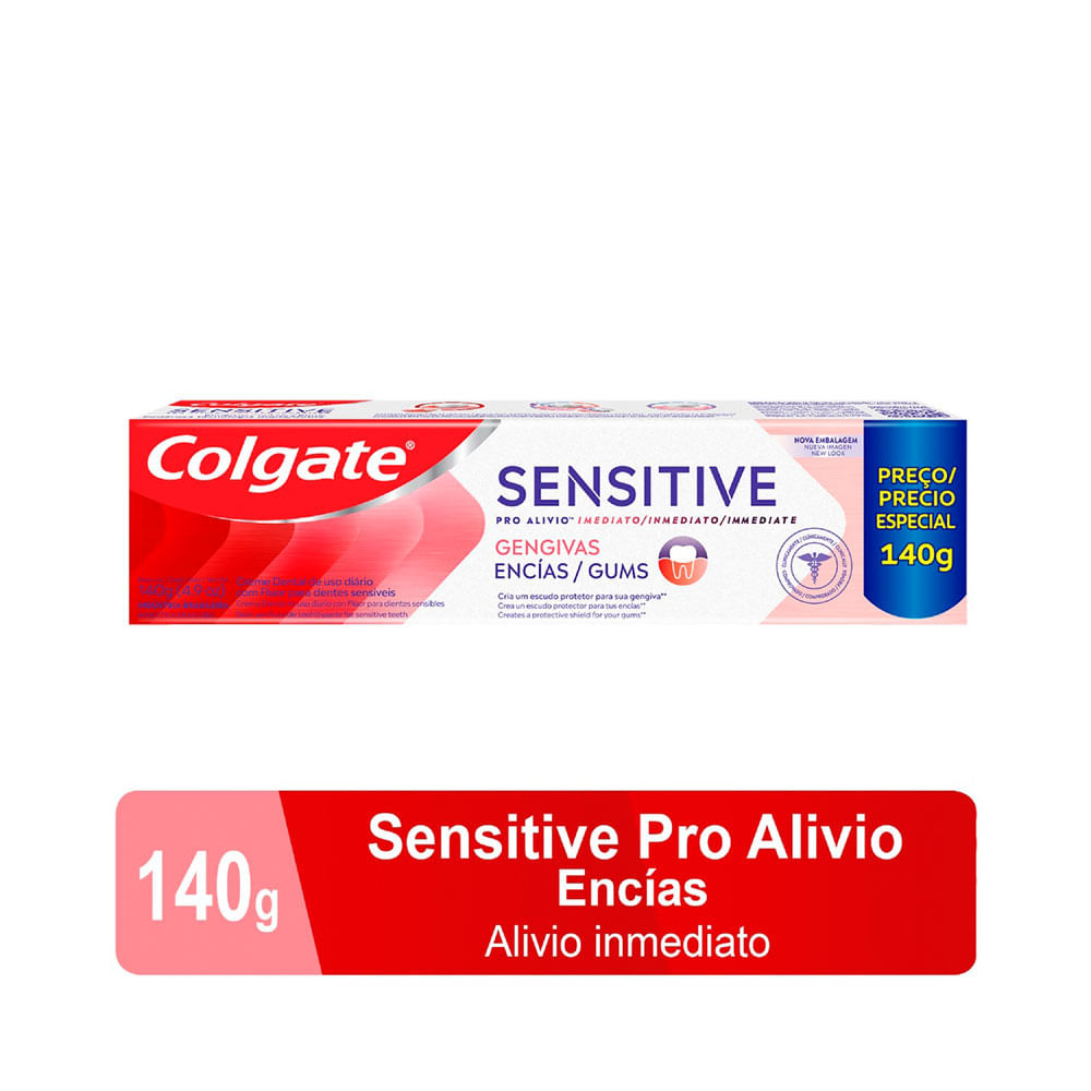 CREMA DENTAL COLGATE SENSITIVE PRO ALIVIO ENCIAS CAJA 140 G
