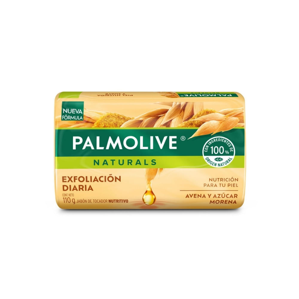 JABON PALMOLIVE AVENA AZUCAR MORENA BARRA 110 G