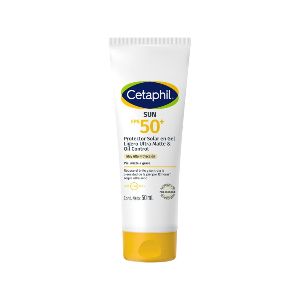PROTECTOR SOLAR GEL CETAPHIL SUN OIL CONTROL SPF 50+ CAJA 50 ML