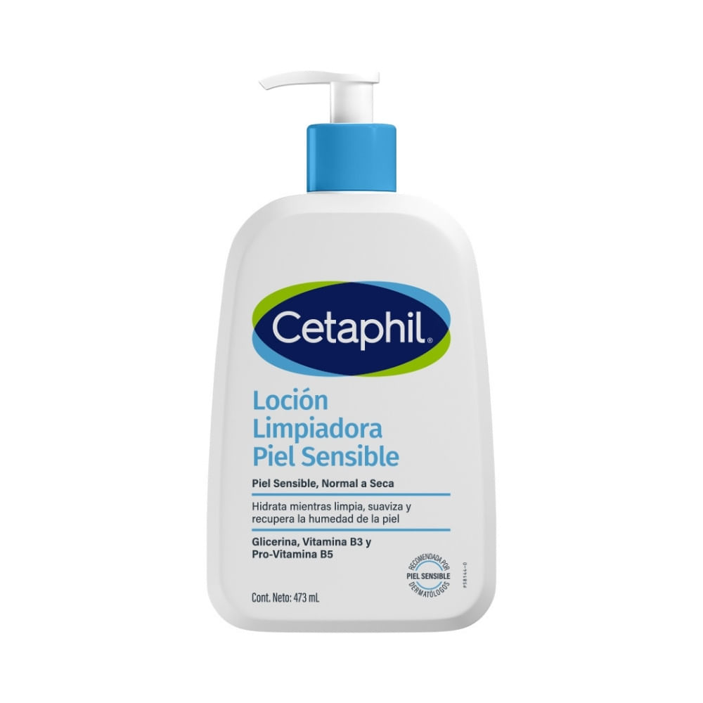 LOCION LIMPIADORA PIEL SENSIBLE CETAPHIL FRASCO 473 ML