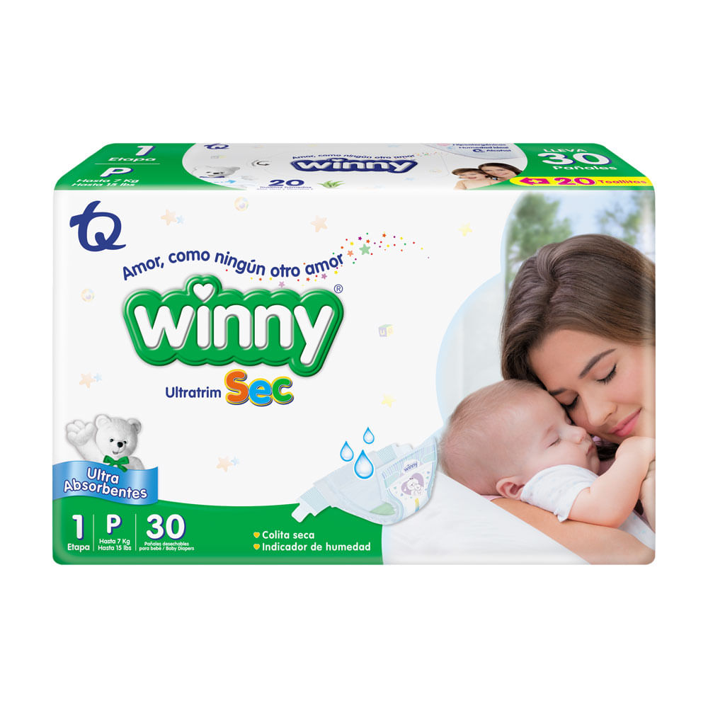PAÑALES WINNY ULTRATRIM SEC ETAPA 1