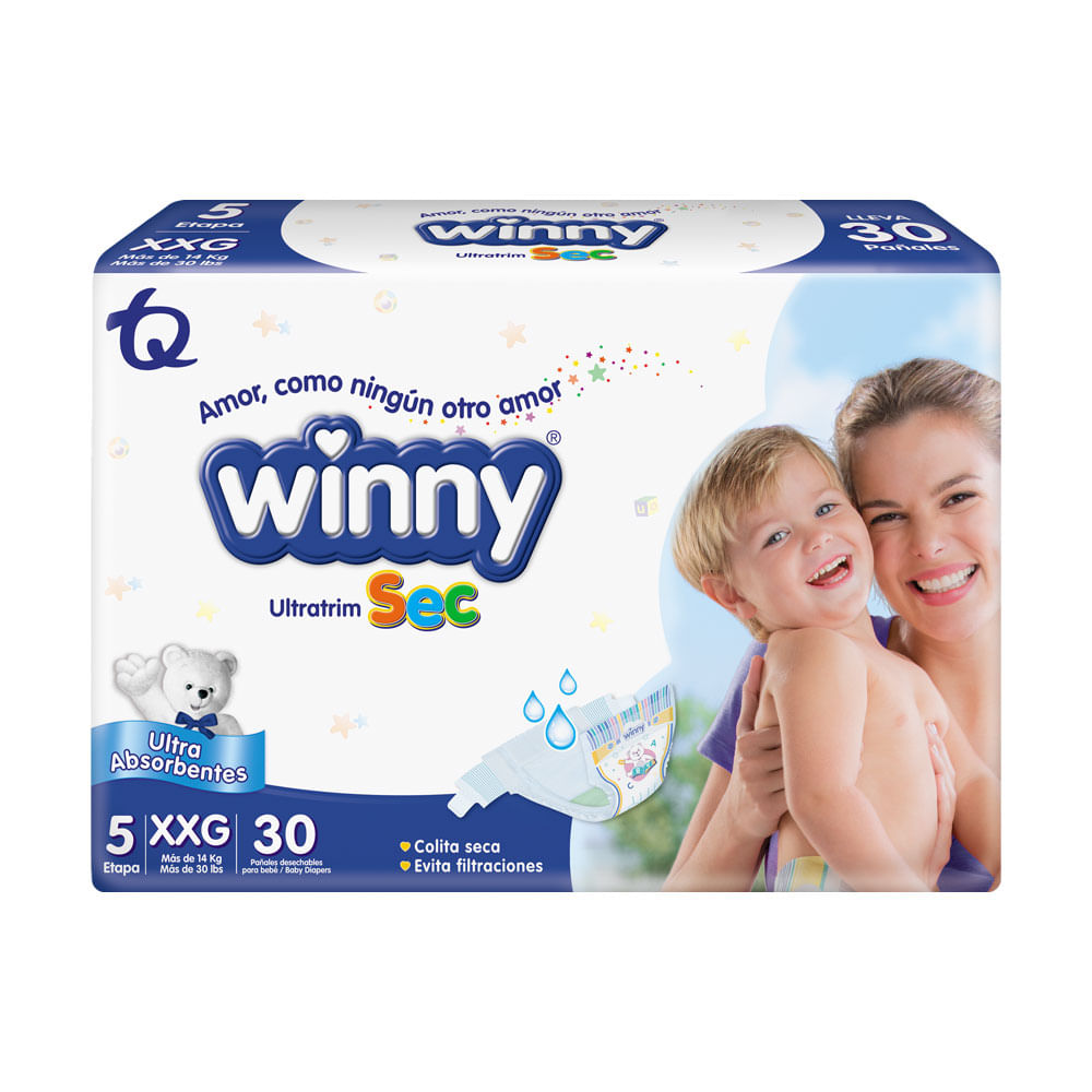 PAÑALES WINNY ULTRATRIM SEC ETAPA 5