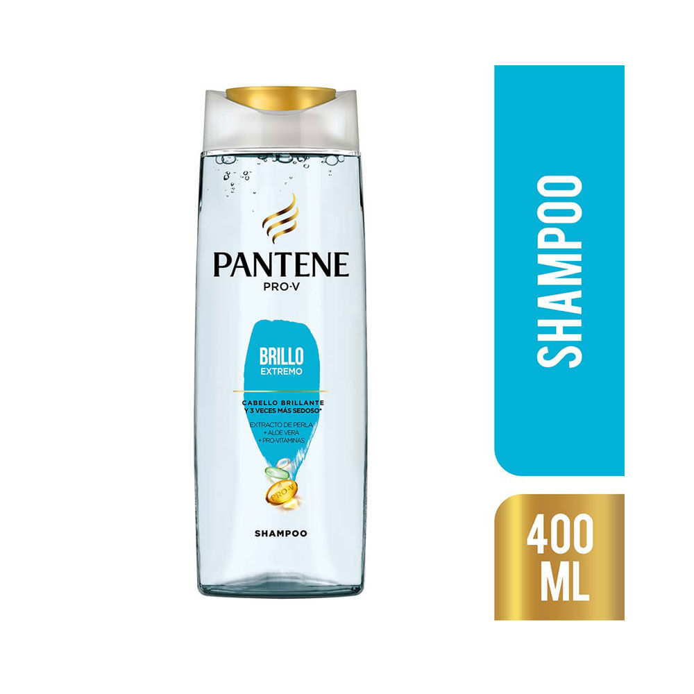 SHAMPOO PANTENE PRO-V BRILLO EXTREMO FRASCO 400 ML