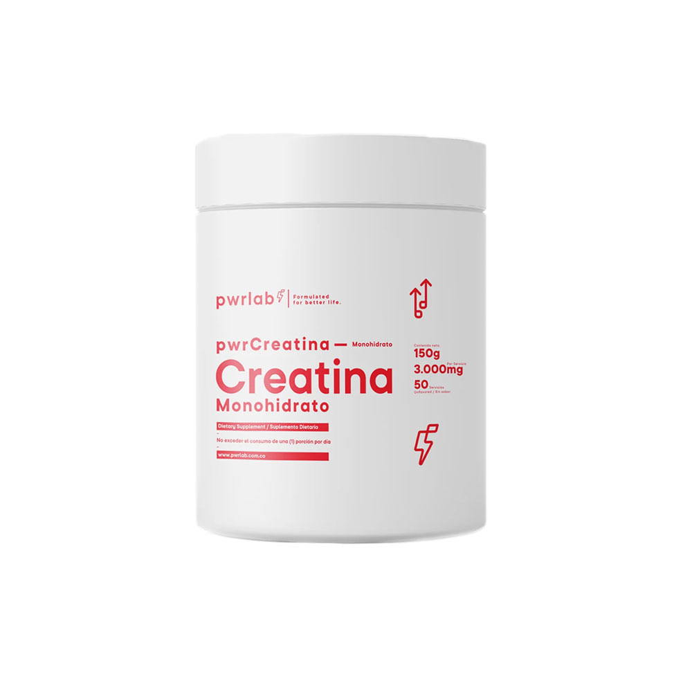 PWR CREATINA POLVO 3000 MG FRASCO 150 G