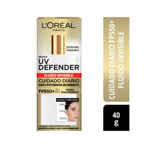 PROTECTOR SOLAR LOREAL UV DEFENDER FLUIDO INVISIBLE FRASCO 40 G