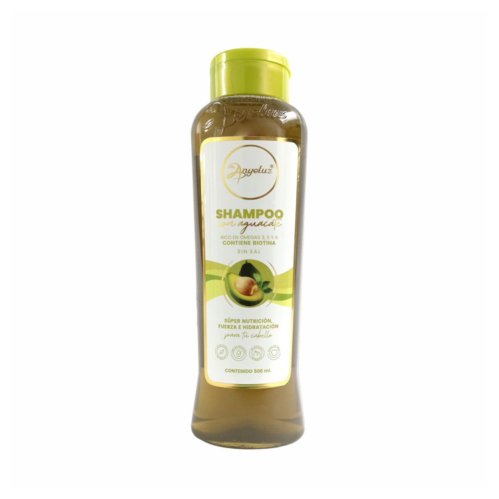 SHAMPOO ANYELUZ CON AGUACATE FRASCO 500 ML