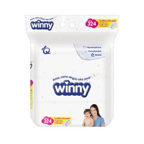 TOALLITAS HUMEDAS WINNY ALOE VERA BOLSA X 324 UNDS