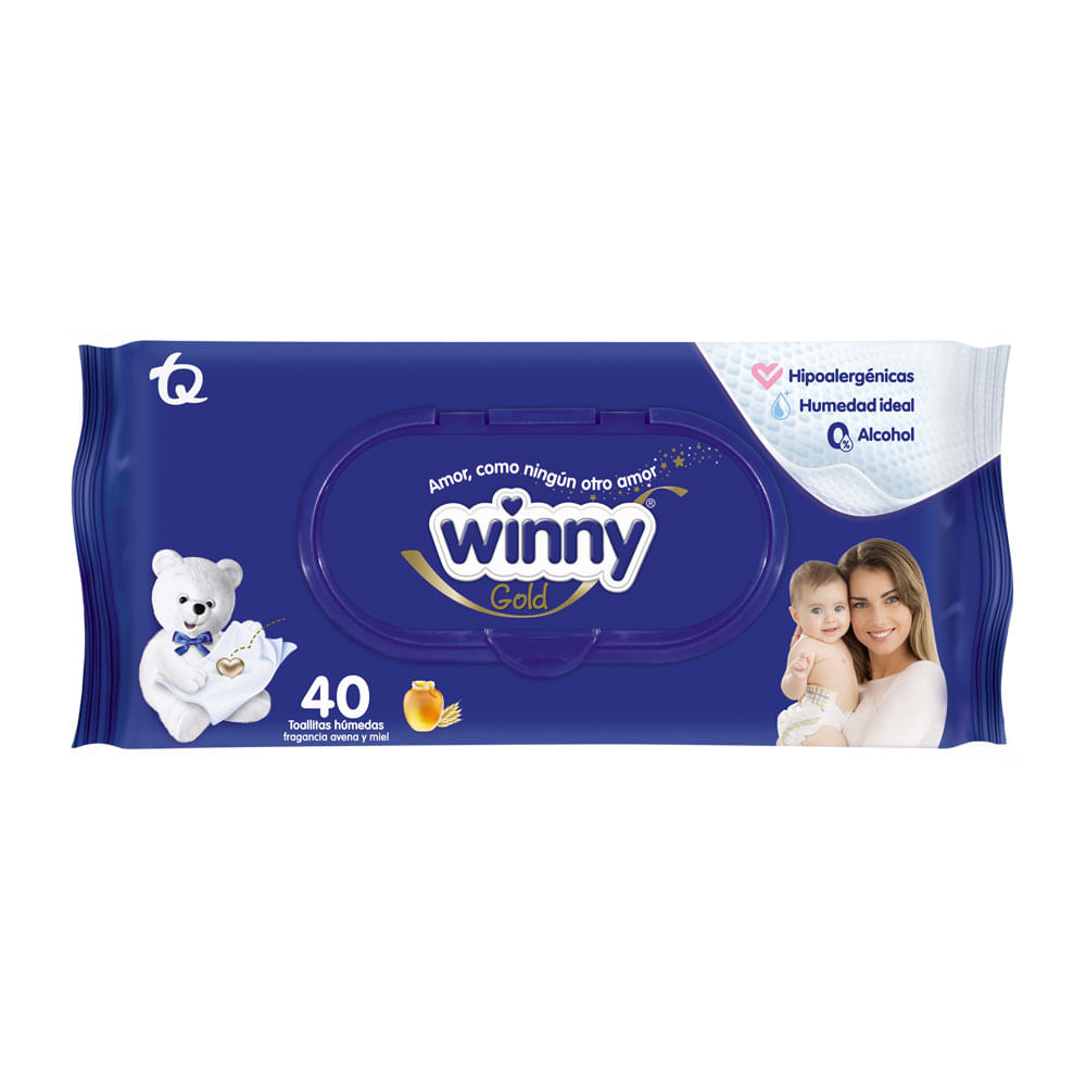 TOALLITAS WINNY AVENA/MIEL