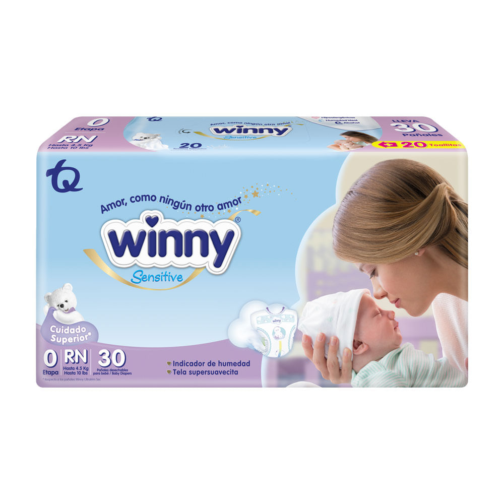 PAÑALES WINNY ULTRATRIM GOLD SENS.ET 0