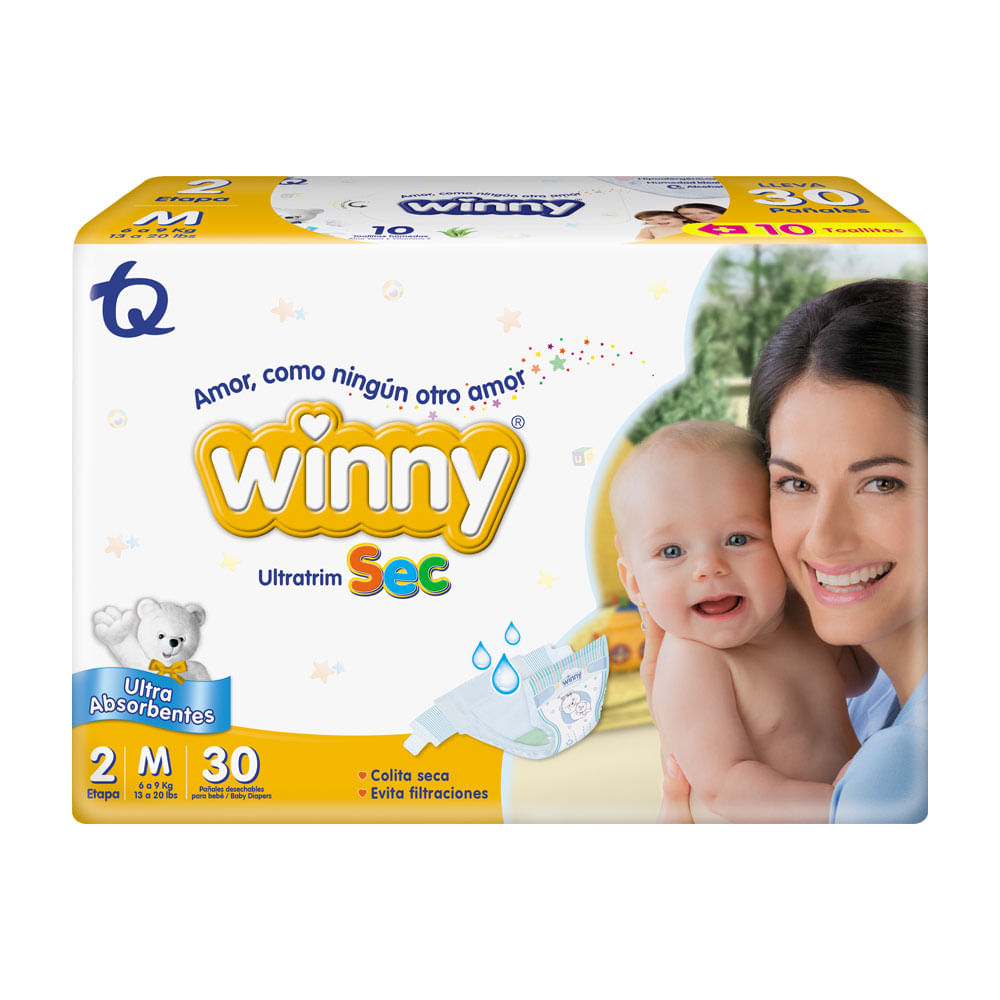 PAÑALES WINNY ULTRATRIM SEC ETAPA 2