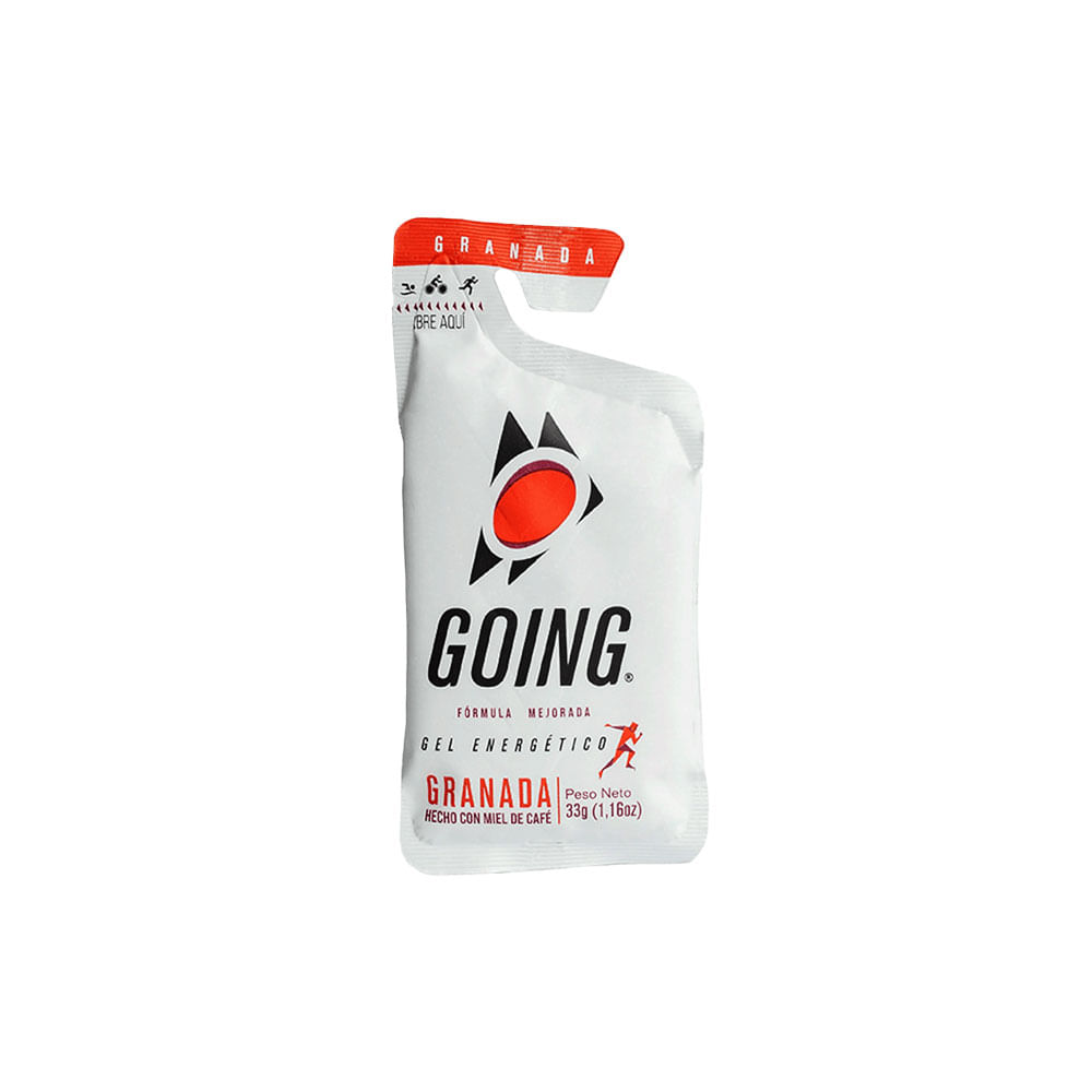 GEL ENERGETICO GOING SIN CAFEINA GRANADA SACHET 33G