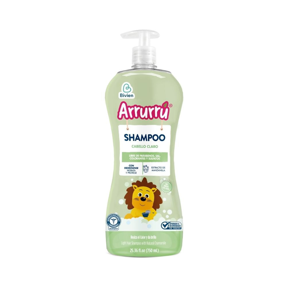 SHAMPOO ARRURU CABELLO CLARO FRASCO 750 ML