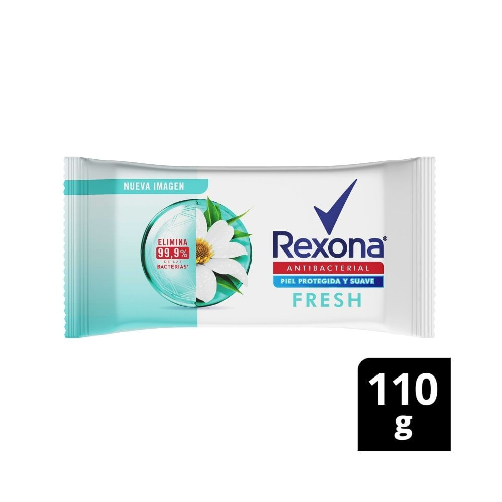 JABON ANTIBACTERIAL REXONA FRESH BARRA 110 G