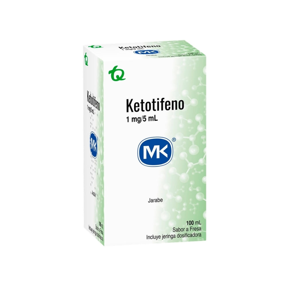 KETOTIFENO MK JARABE 1 MG FRASCO 100 ML