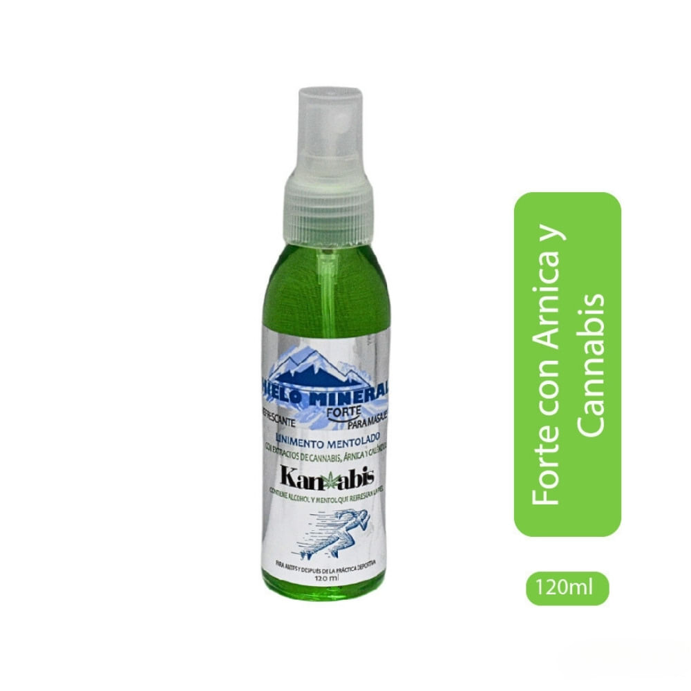 LINIMENTO HIELO MINERAL FORTE CANNABIS SPRAY 120 ML