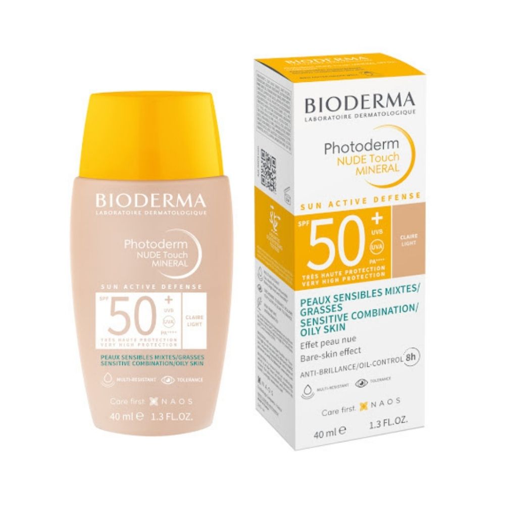 PHOTODERM NUDE TOUCH SPF 50+ TRES CLAIRE BIODERMA CAJA 40 ML