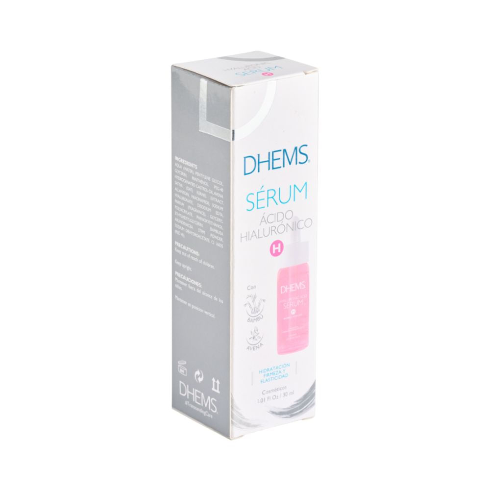 DHEMS ÁCIDO HIALURÓNICO H SERUM BAMBÚ Y AVENA FRASCO 30 ML