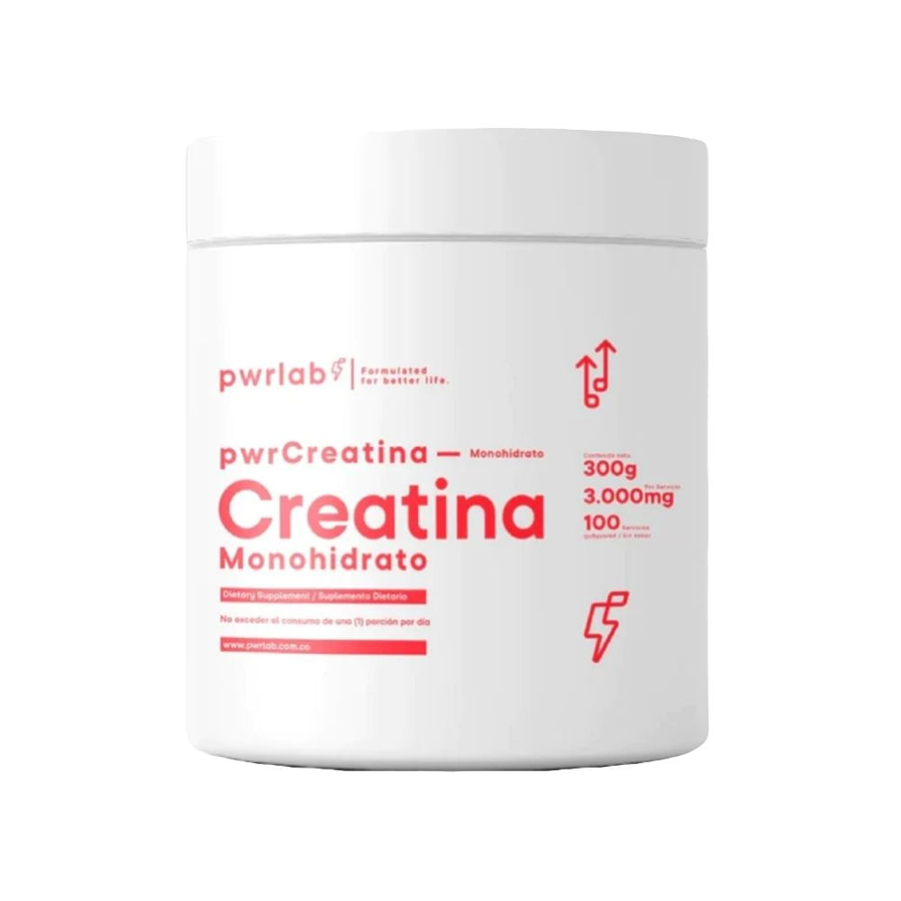 PWR CREATINA POLVO 3000 MG FRASCO 300 G