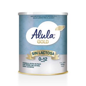 ALULA GOLD SIN LACTOSA LATA 400 G