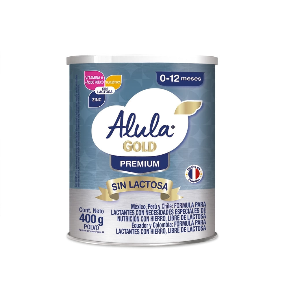 ALULA GOLD SIN LACTOSA PREMIUM LATA 400 G