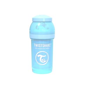 TETERO TWISTSHAKE BEBE ANTICOLICO AZUL CAJA 180 ML