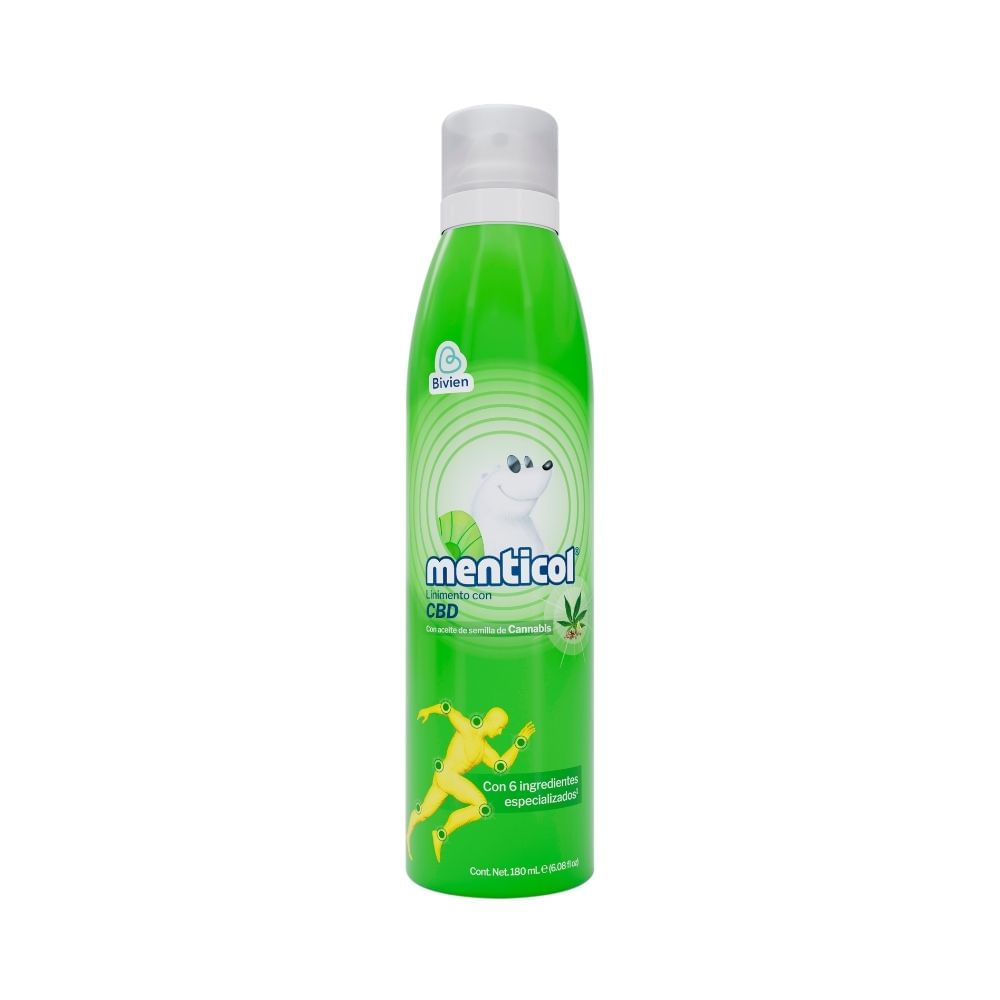 LINIMENTO MENTICOL CON CANNABIS FRASCO 180 ML