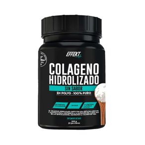 EFFEKT COLAGENO HIDROLIZADO POLVO 100% FRASCO 300 G