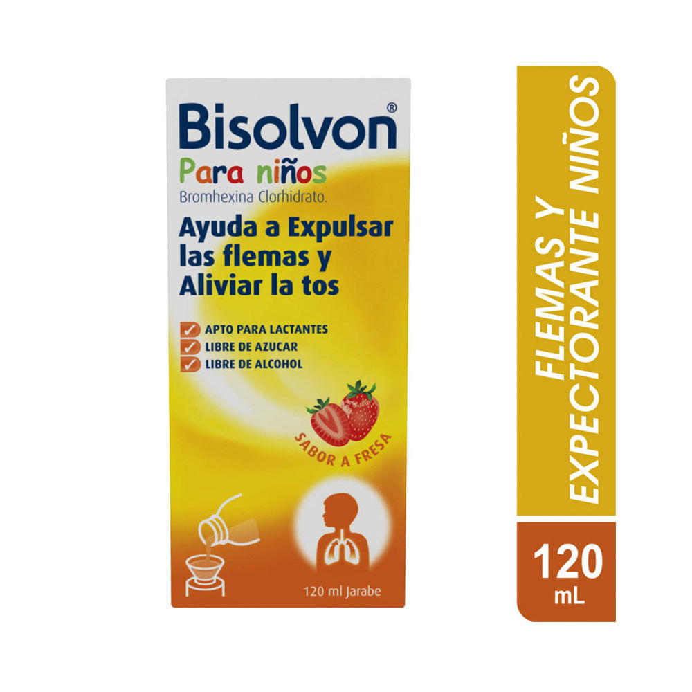 BISOLVON LINCTUS PEDIÁTRICO JARABE FRASCO 120 ML