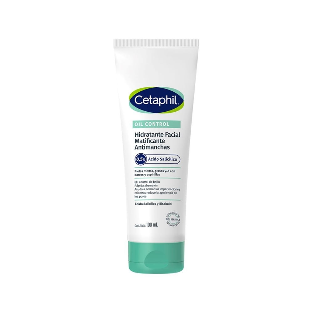 HIDRATANTE FACIAL CETAPHIL OIL CONTROL MATIFICANTE TUBO 100 ML