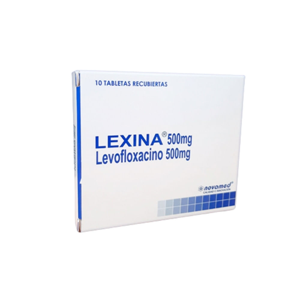 LEXINA LEVOFLOXACINA TABLETAS 500 MG CAJA X 7 UNDS