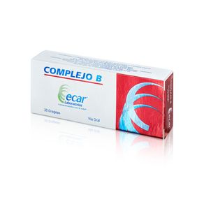 COMPLEJO B TABLETAS RECUBIERTAS CAJA X 30 UNDS