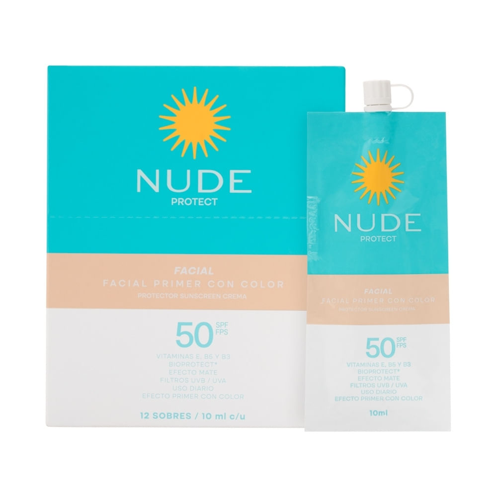 PROTECTOR SOLAR DISPLAY NUDE FACIAL COLOR SPF 50
