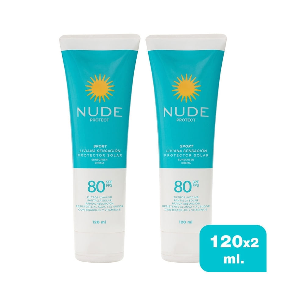 PROTECTOR SOLAR NUDE LIVIANA SENS SPF 80