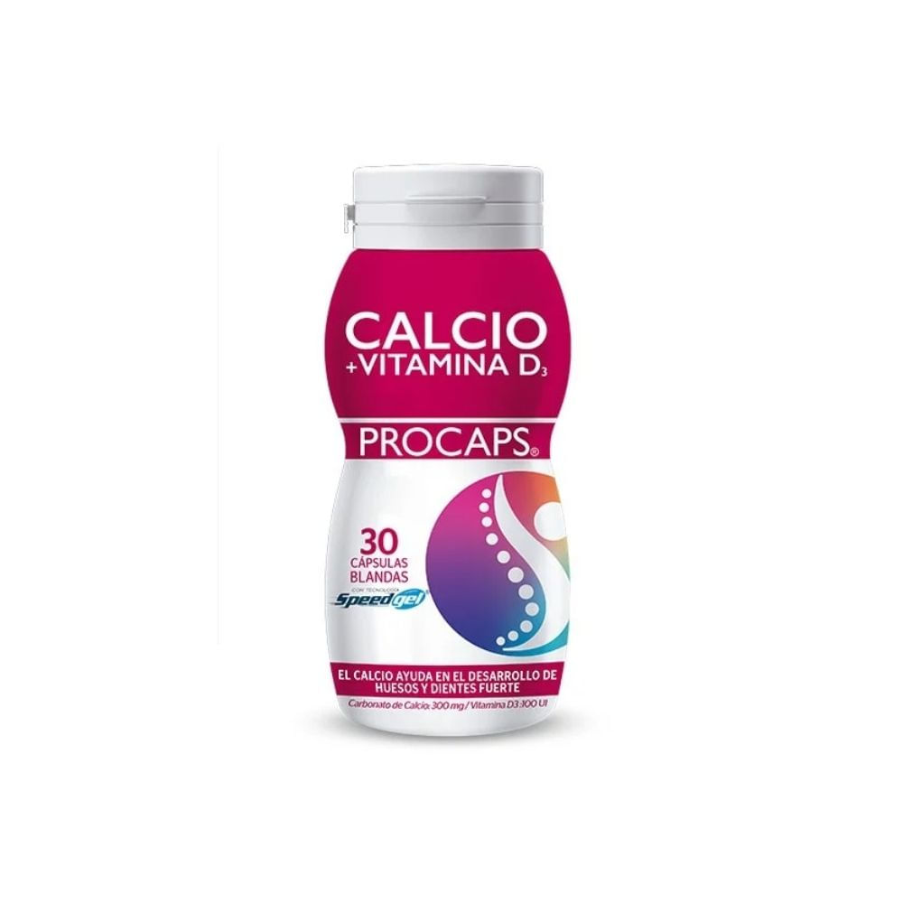CALCIO +VITAMINA D3 CBG CAPSULAS BLANDAS FRASCO X 30 UNDS