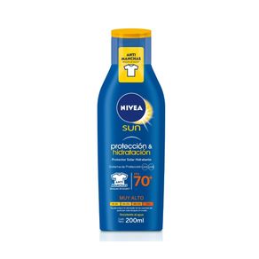 PROTECTOR SOLAR NIVEA SUN SPF 70+ FRASCO 200 ML