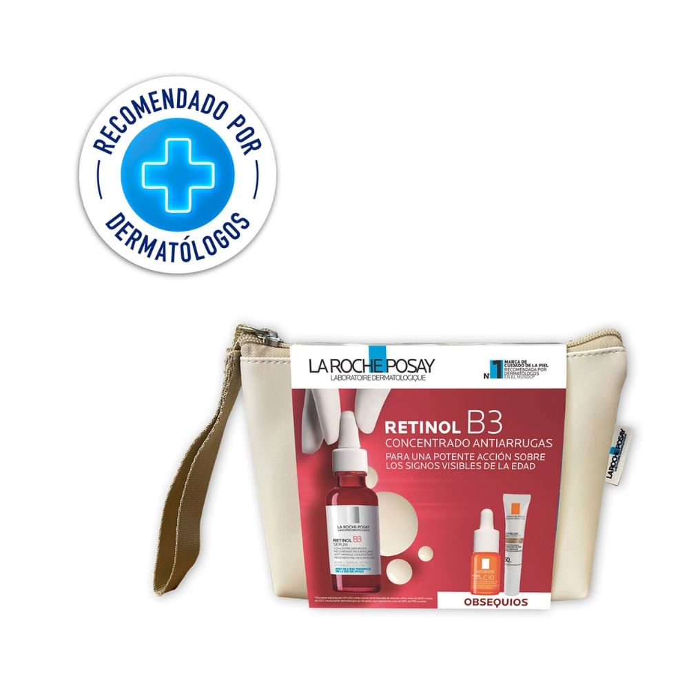 RETINOL B3 + PURE VIT C10 + SERUM ANTHELIOS AGE CORRECT PACK X 1 UND