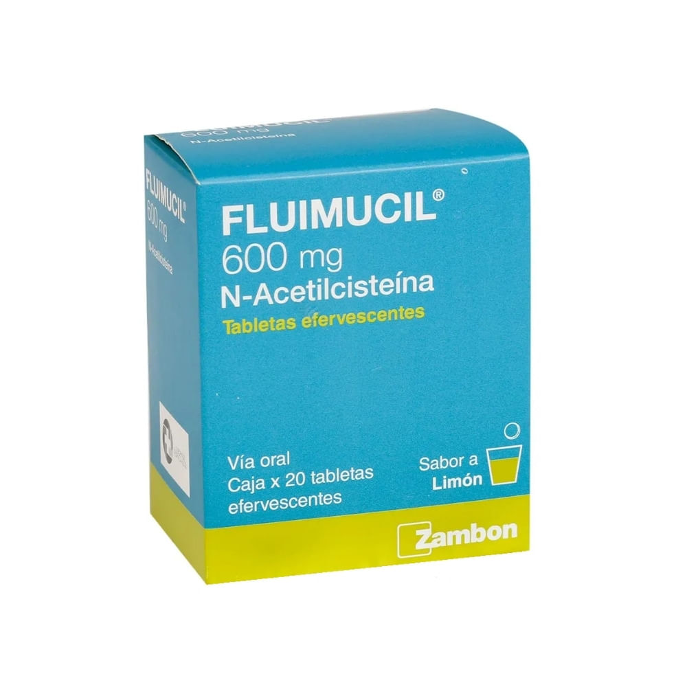 FLUIMUCIL T. EFERVESCENTES 600 MG LIMON
