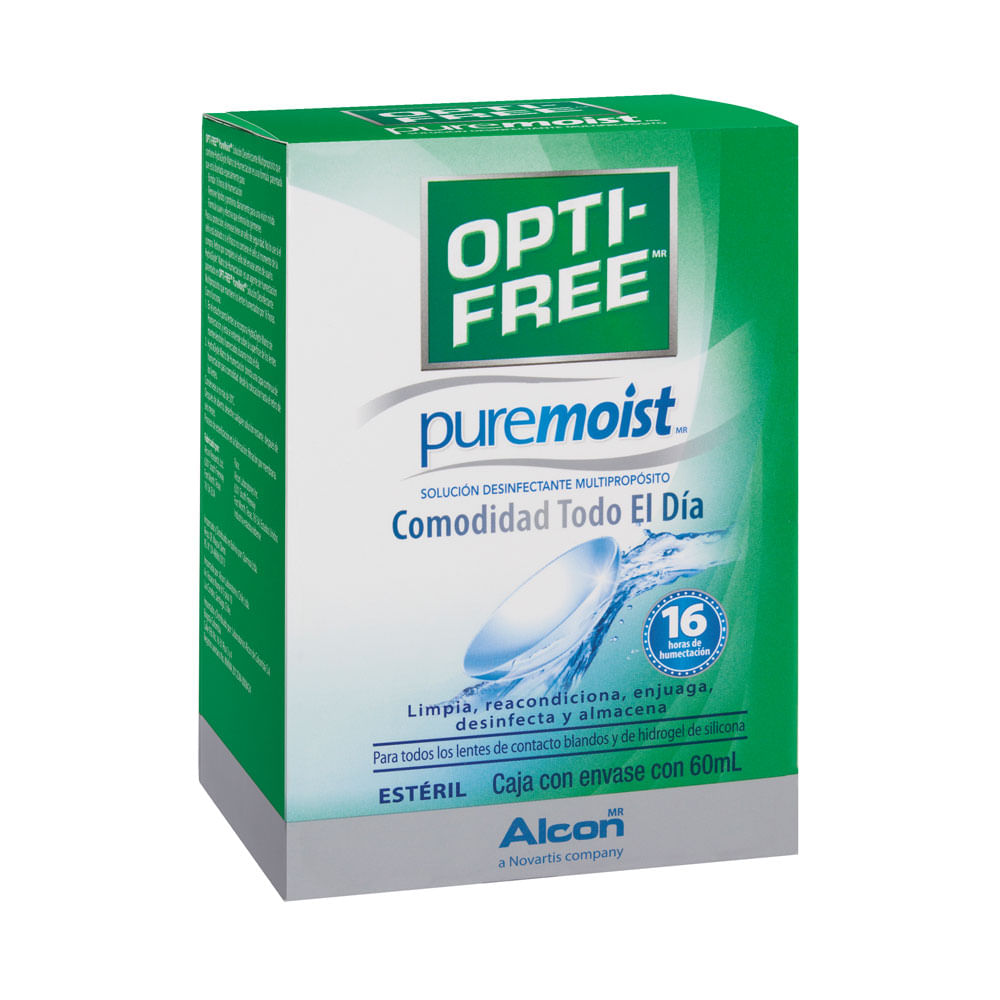 OPTI-FREE PURE MOIST SOLUCION CAJA 60 ML