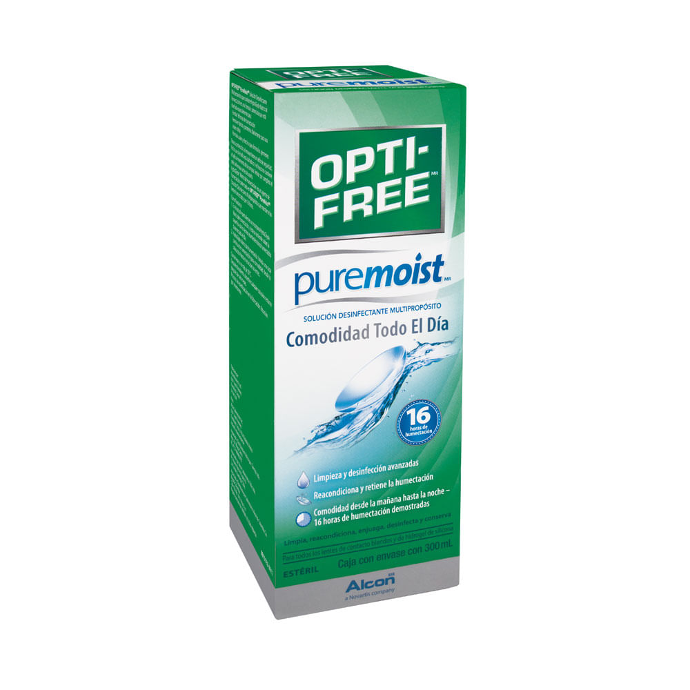OPTI-FREE PURE MOIST SOLUCION CAJA 300 ML