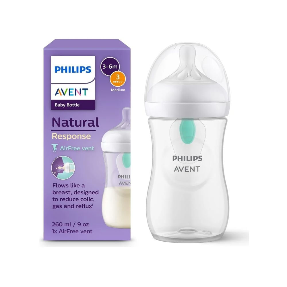 AVENT TETERO 3.0AFV 9OZ 260ML NATURAL CAJA X 1 UND