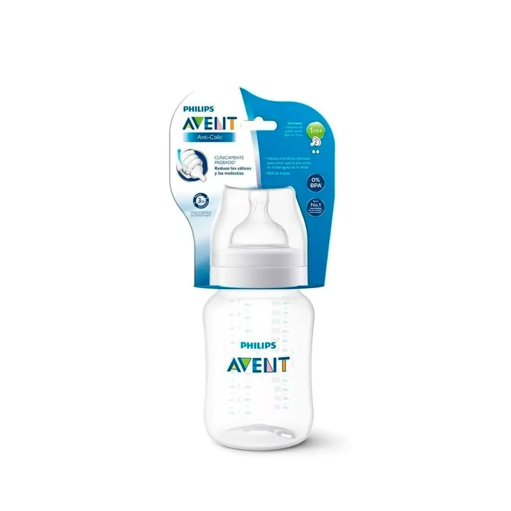 AVENT TETERO COLLARIN 9OZ ANTICOLICO X 1 UND