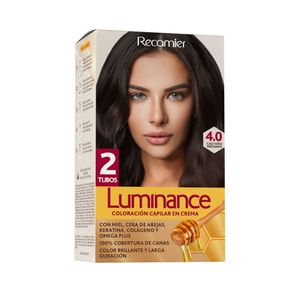 TINTURA LUMINANCE&nbsp;KIT DOBLE TUBO 4.0 CASTAÑO MEDIANO CAJA 60 G