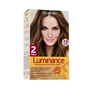 TINTURA LUMINANCE&nbsp;KIT DOBLE TUBO 7.0 RUBIO MEDIANO CAJA X 1 UND