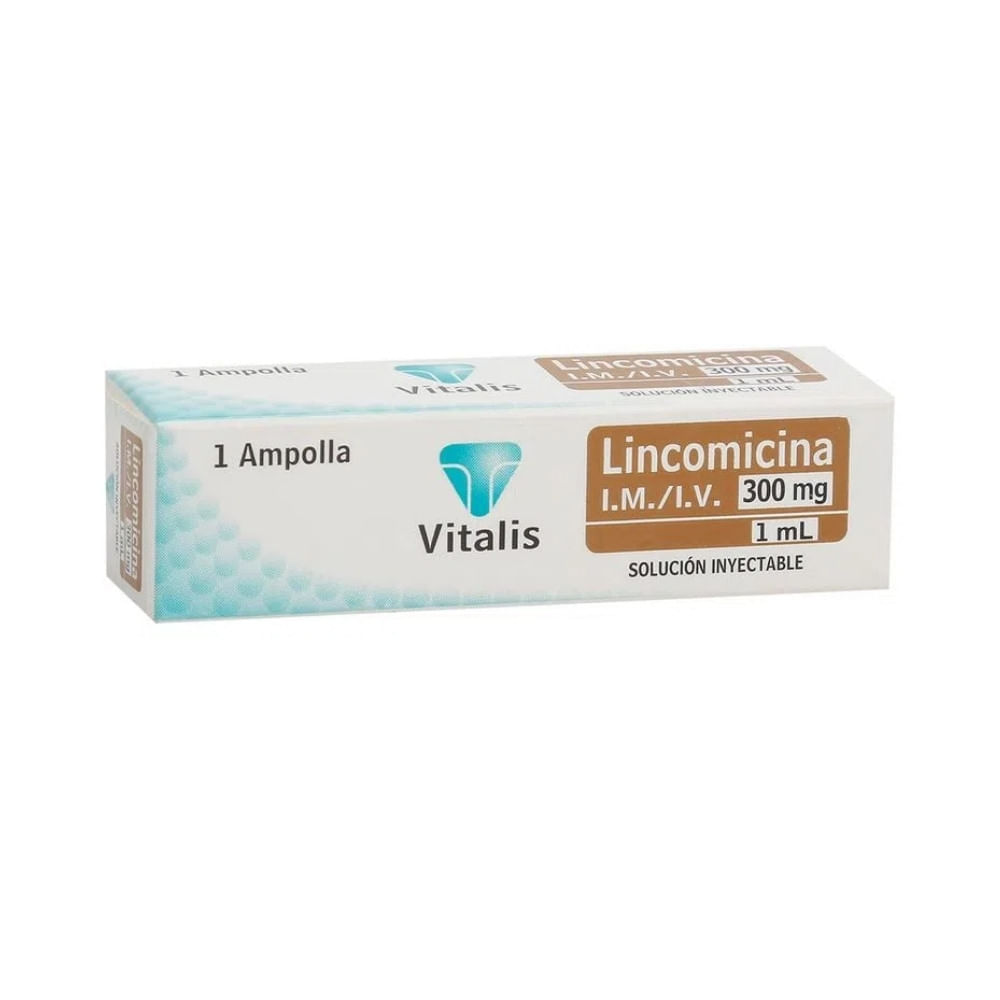 LINCOMICINA VITALIS SOLUCION INYECTABLE 300 MG/1 ML CAJA X 1 UND