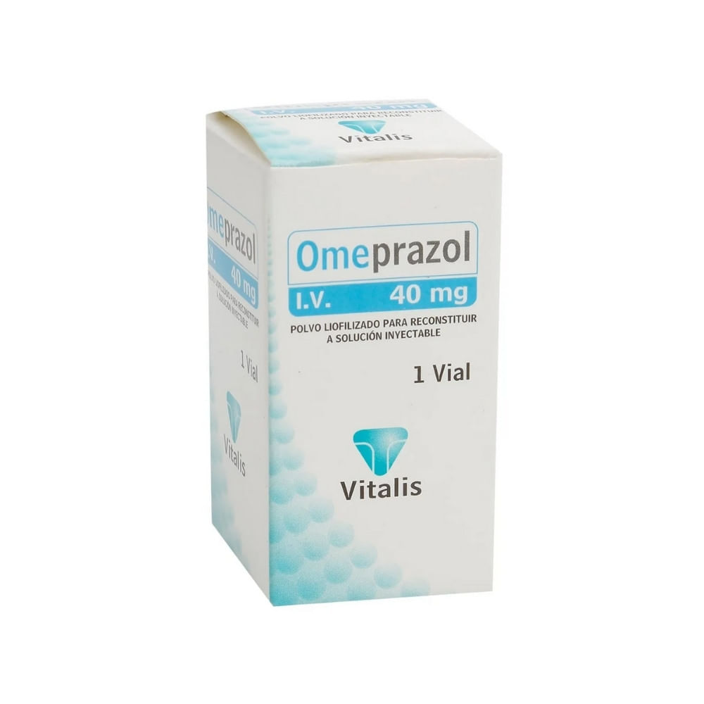 OMEPRAZOL VITALIS POLVO PARA INYECTABLE 40 MG/1.5 ML CAJA X 1 UND
