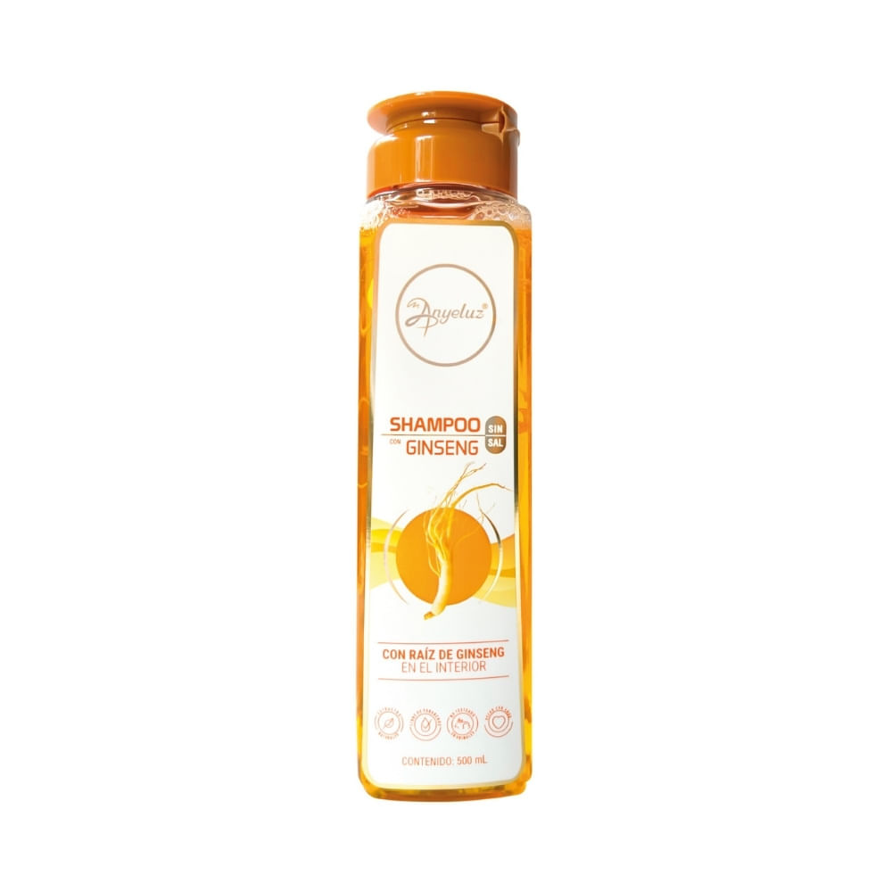 SHAMPOO ANYELUZ GINSENG FRASCO 500 ML