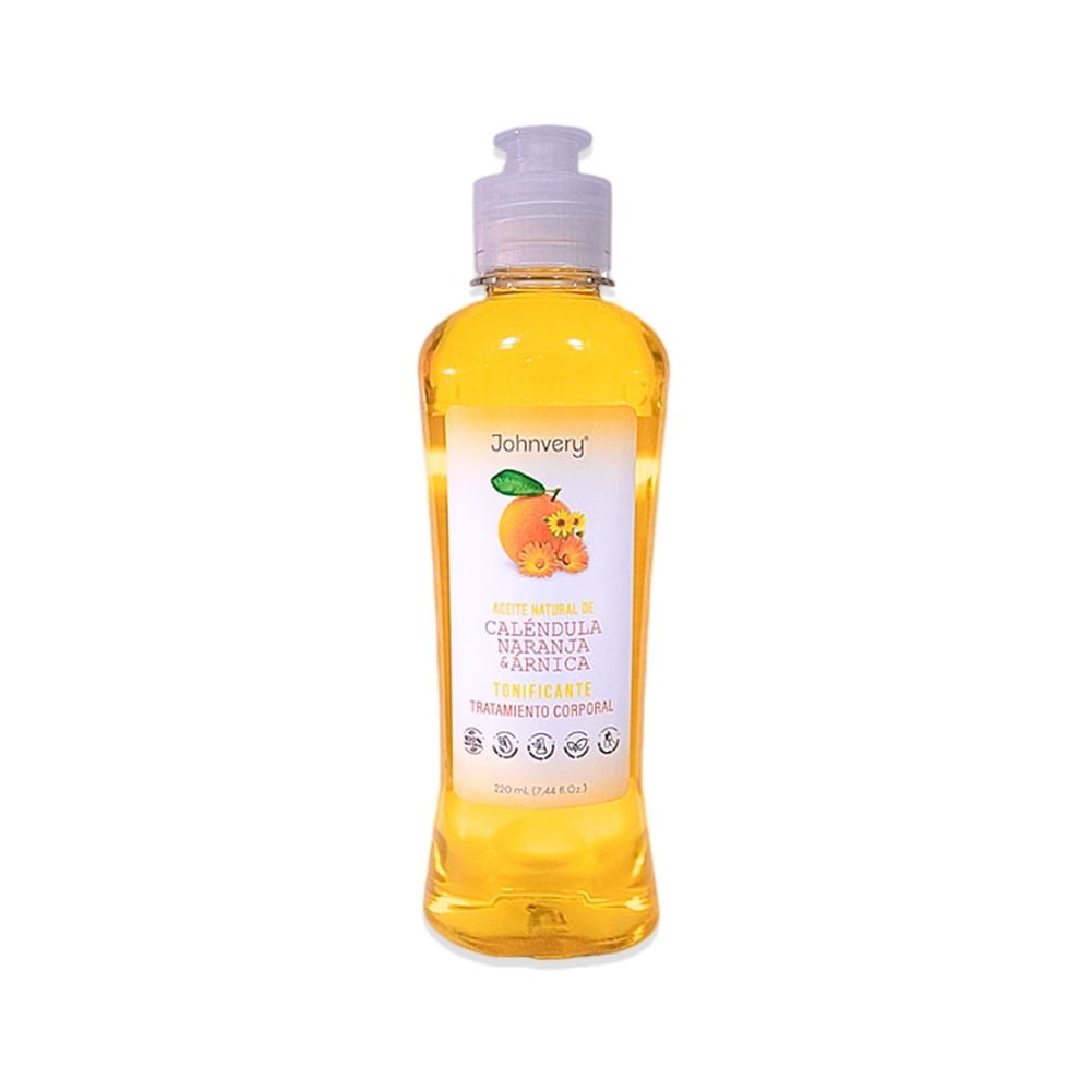ACEITE JOHNVERY CALEND/NARJA/ARNICA FRASCO 220 ML