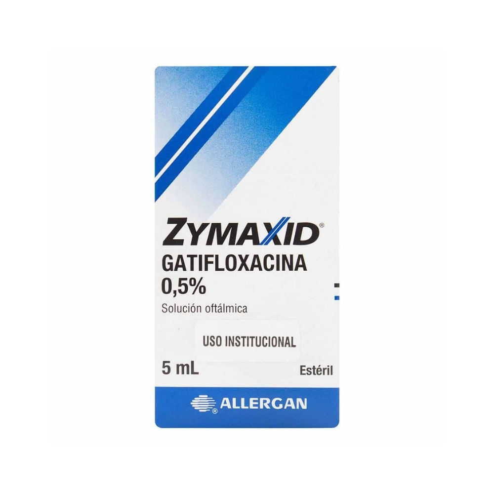 ZYMAXID GOTAS OFTALMICAS 0.5 % FRASCO GOTERO 5 ML
