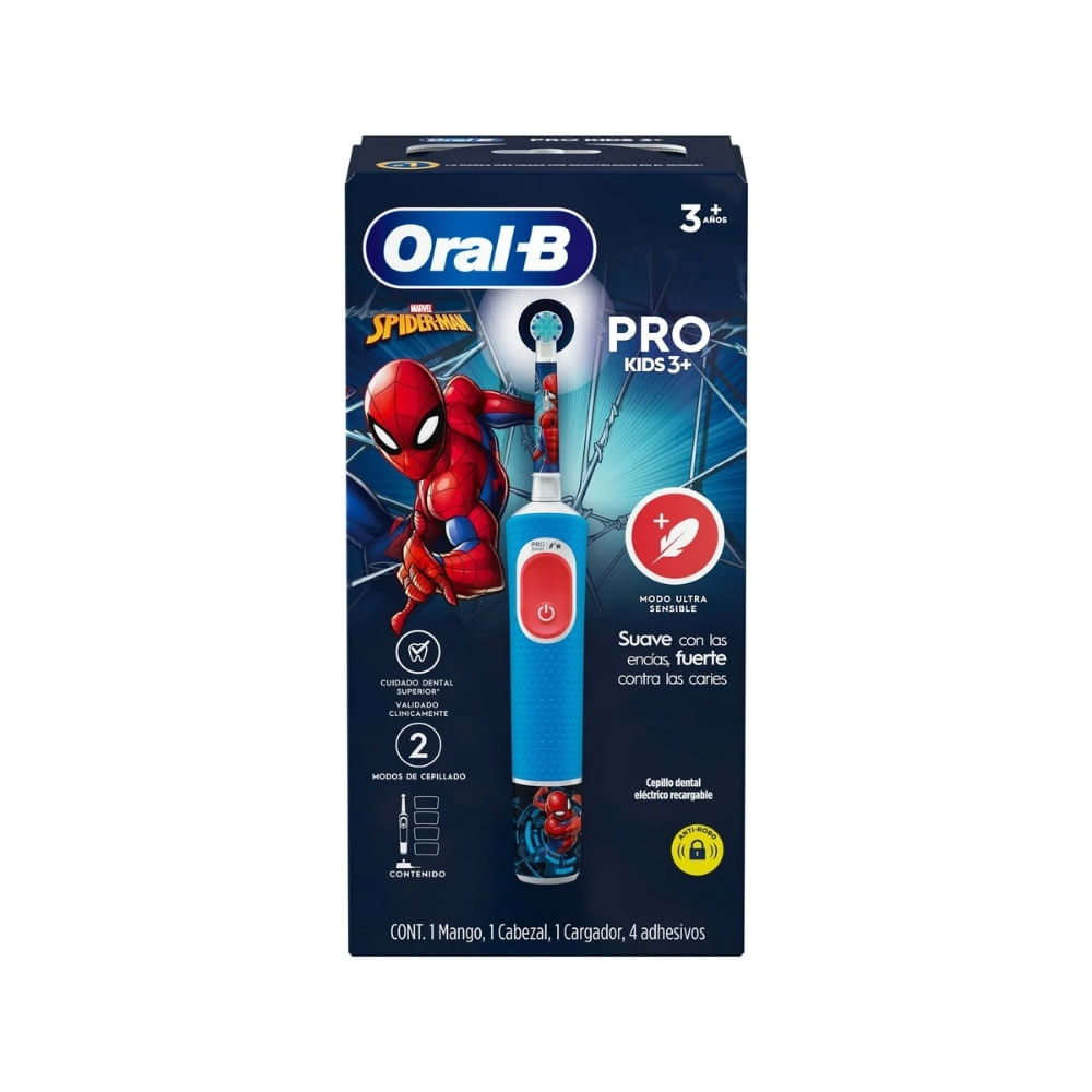 CEPILLO ELECTRICO ORAL-B MARVEL SPIDER-MAN CAJA X 1 UND