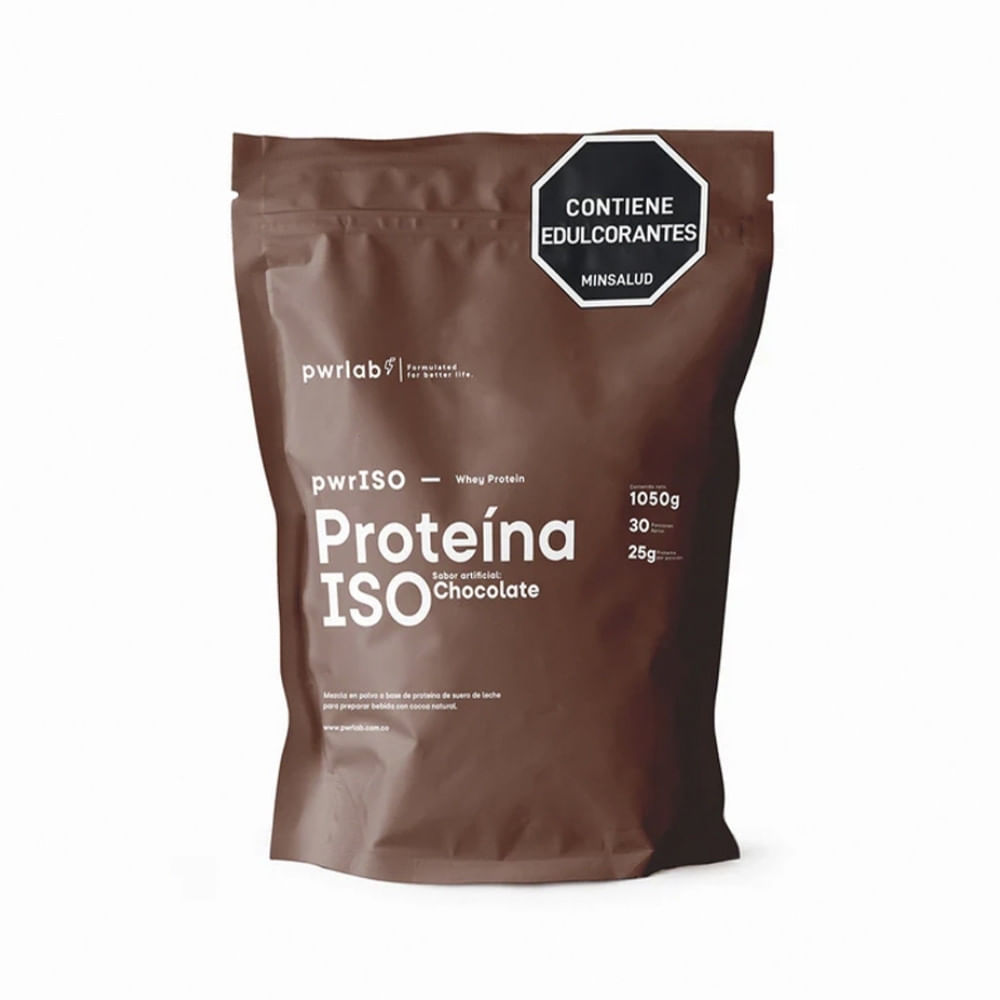 PWR ISO PROTEINA POLVO CHOCOLATE POTE 1050 G